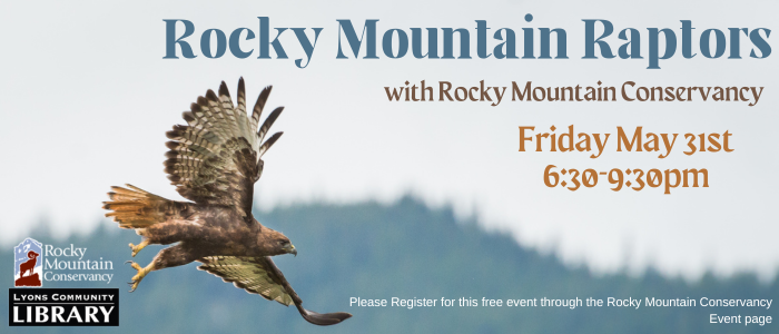 Rocky Mountain Raptors Friday May 31st 630-930pm