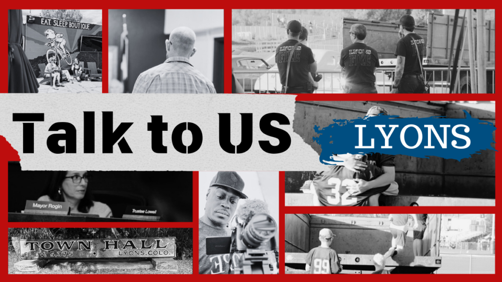 Talk to US Lyons Documentary Screening at Lyons Middle Senior High November 2nd 7pm