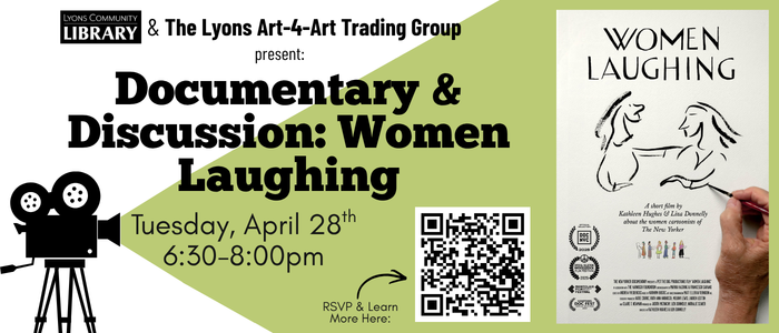 Documentary & Discussion: Women Laughing 4/28 630pm-8pm